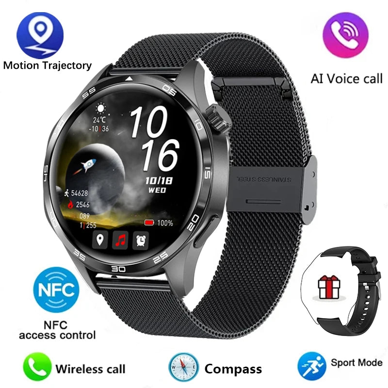 GT5 PRO Smart Watch – AMOLED Display, GPS, NFC & Heart Rate - Zack Fitness