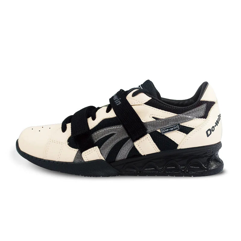 Do-win Genuine Leather Squat Shoes Weight Lifting Shoes Gym Barbell Training Professional Men Women Competition Sneakers - Zack Fitness
