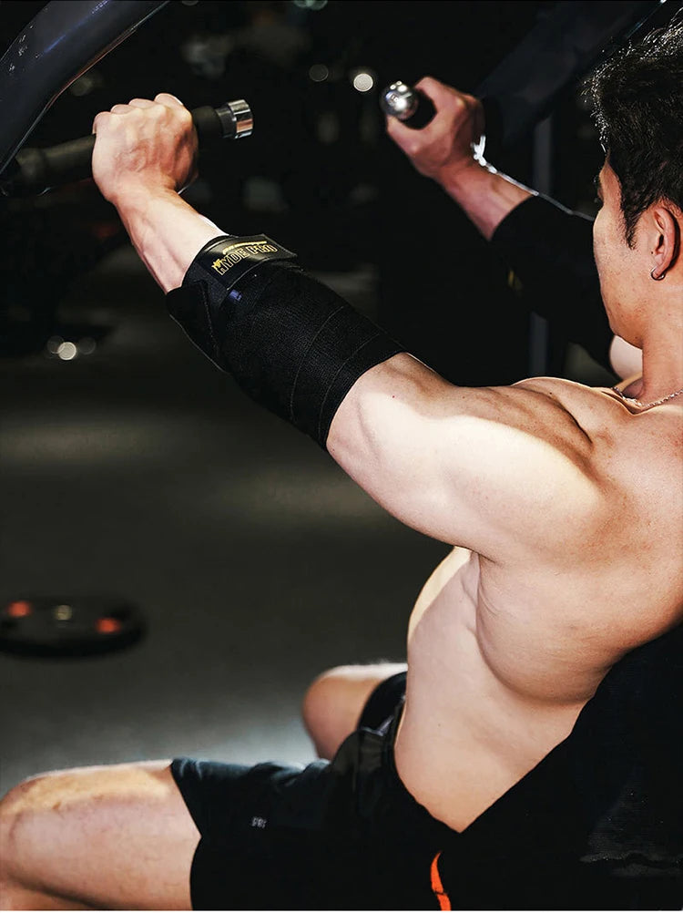 Elbow Wrap Strap Support 150cm | Bench Press, Gym & Sports Brace - Zack Fitness