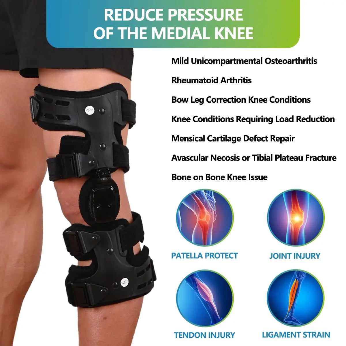 OA Knee Brace for Arthritis | Pain Relief & Joint Stability Support - Zack Fitness
