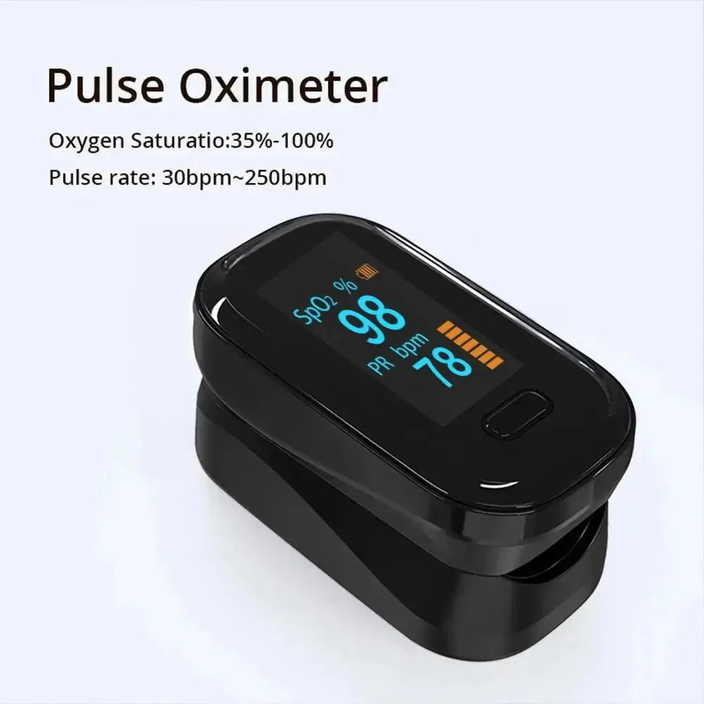 Finger Pulse Oximeter Medical Portable Blood Oxygen Oxymetre Heart Rate Saturation Meter OLED Oximetro De Dedo - Zack Fitness