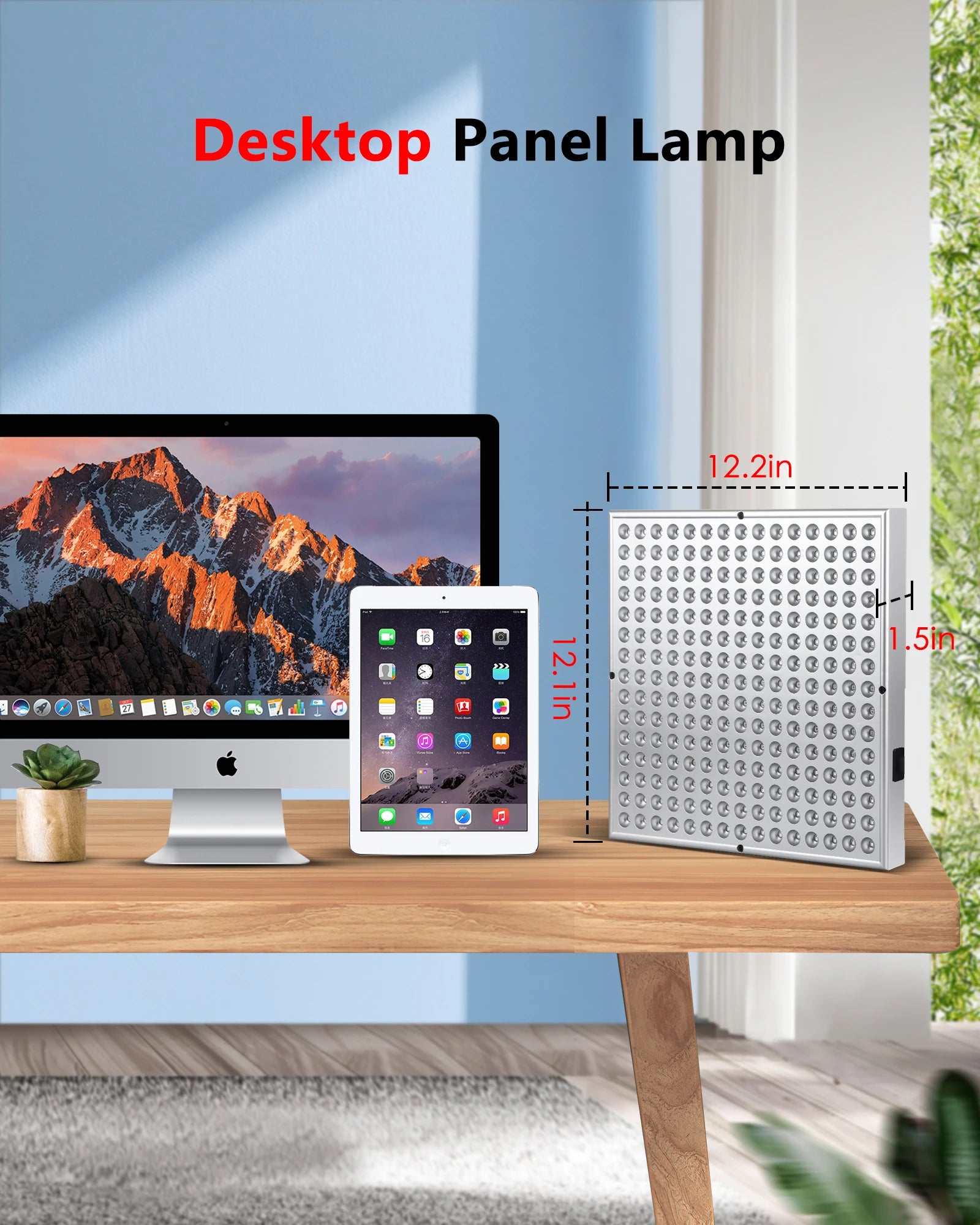 Red Light Therapy Panel – 225 LEDs (660nm & 850nm) for Skin, Pain Relief & Recovery - Zack Fitness