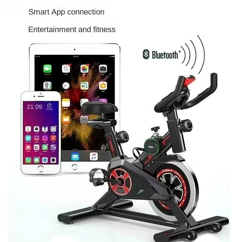 Silent Power Spin Bike – Indoor Weight Loss & Home Cardio Trainer (No Screen) - Zack Fitness