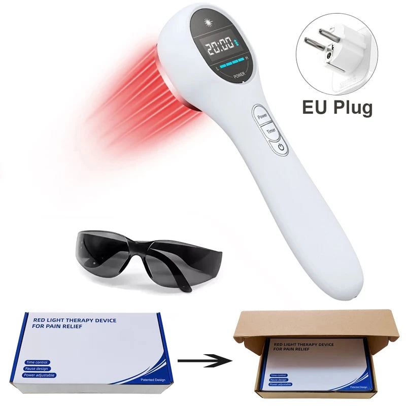 650nm & 808nm Red Light Therapy Laser Device – Pain & Recovery Tool - Zack Fitness
