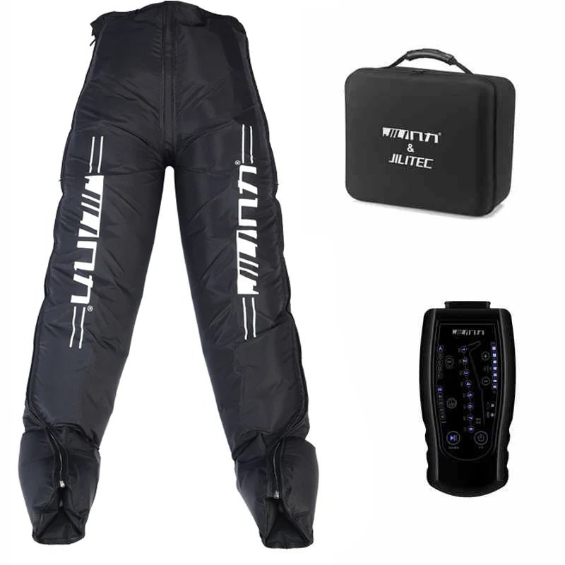 air compression recovery boots used by gym professionals and trainers