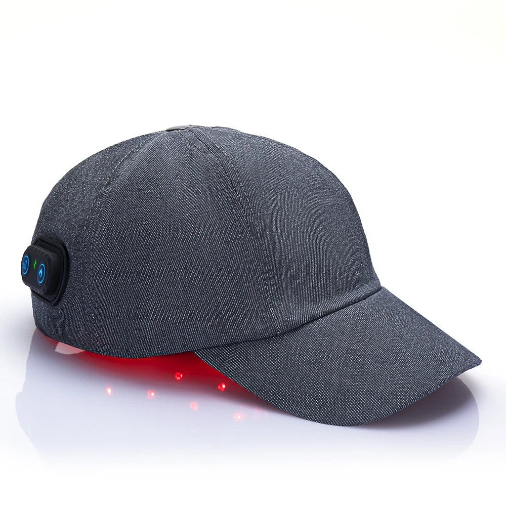 wearable red light cap designed for preventive hair care