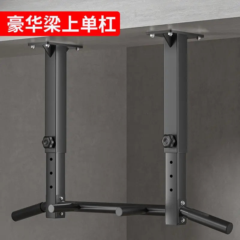 athlete training on wall mounted pull up bar