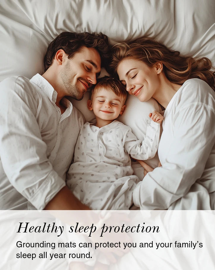 conductive earthing mat for bed connected to grounding outlet cable