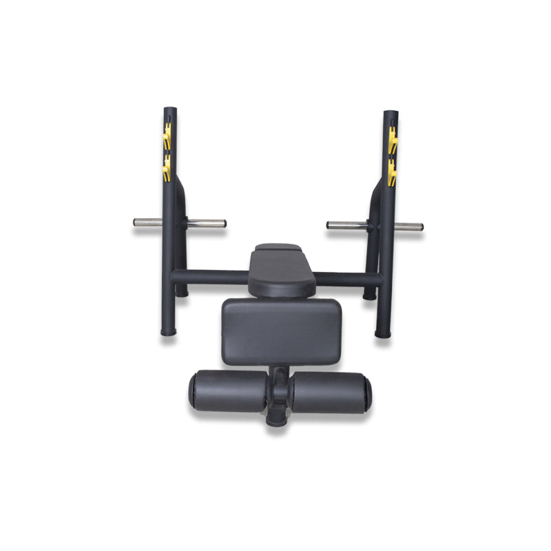 Discovery DB510-1 Decline Bench Press by ESCOOL, commercial gym equipment at Zack Fitness, manufacturer view 2