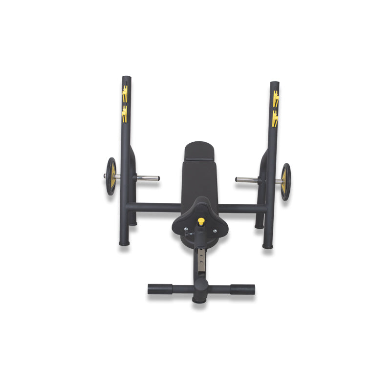 Discovery DB510 Incline Bench Press by ESCOOL, commercial gym equipment at Zack Fitness, manufacturer view 2