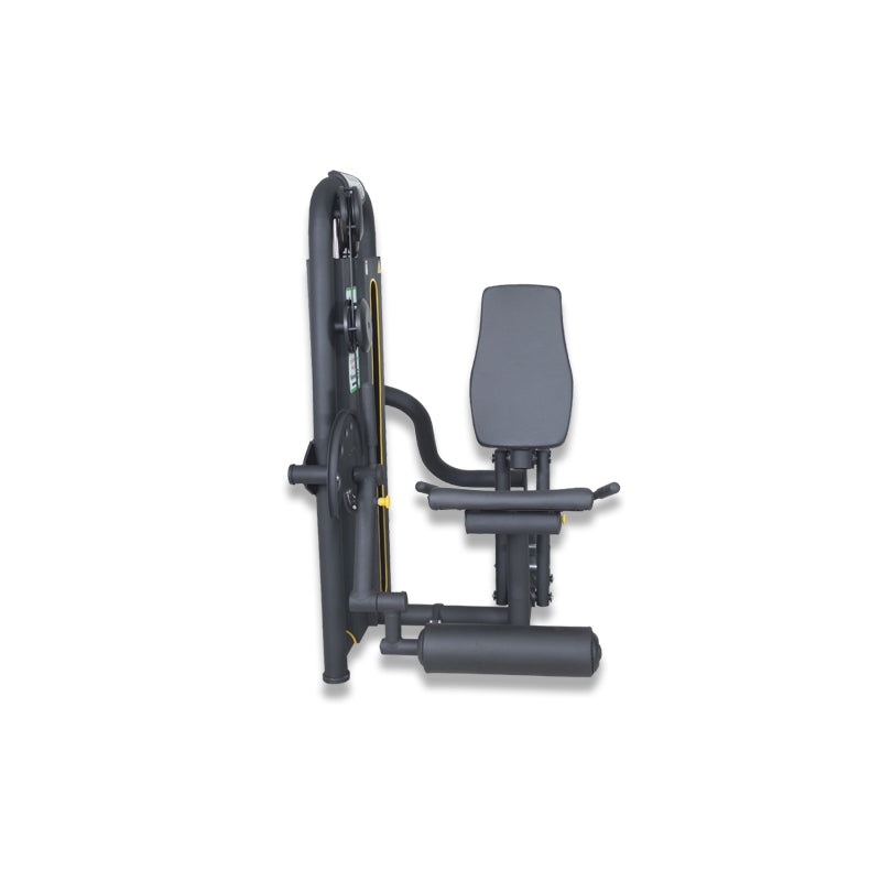 Discovery DC100 Leg Extension Machine by ESCOOL, commercial gym equipment at Zack Fitness, manufacturer view 2
