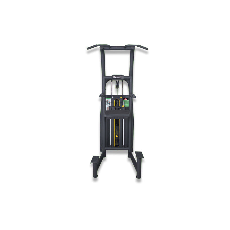 Discovery DC220 Dip & Chin Combo by ESCOOL, commercial gym equipment at Zack Fitness, manufacturer view 2