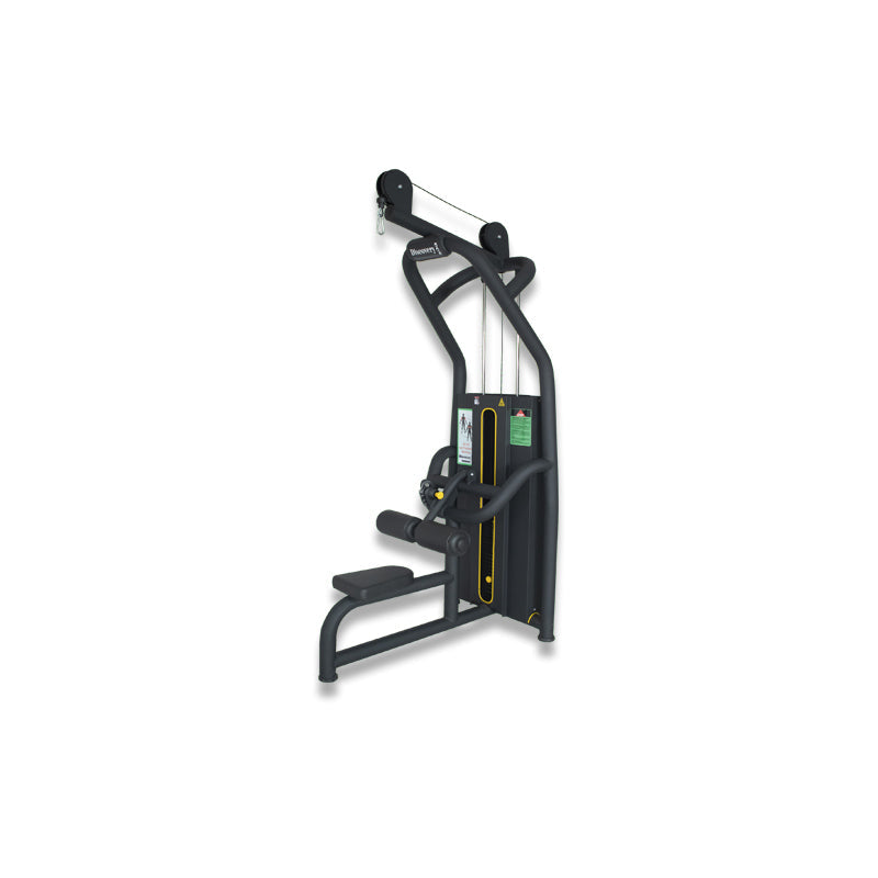 Discovery DC40 Lat Pulldown Machine by ESCOOL, commercial gym equipment at Zack Fitness, manufacturer view 1