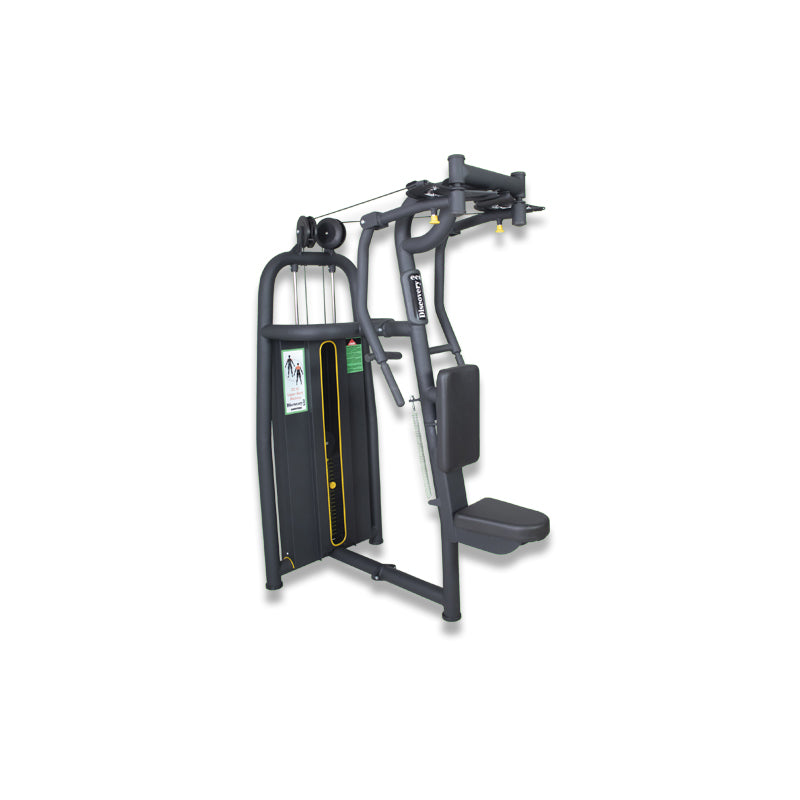 Discovery DC50 Pec Deck & Rear Delt Combo by ESCOOL, commercial gym equipment at Zack Fitness, manufacturer view 1