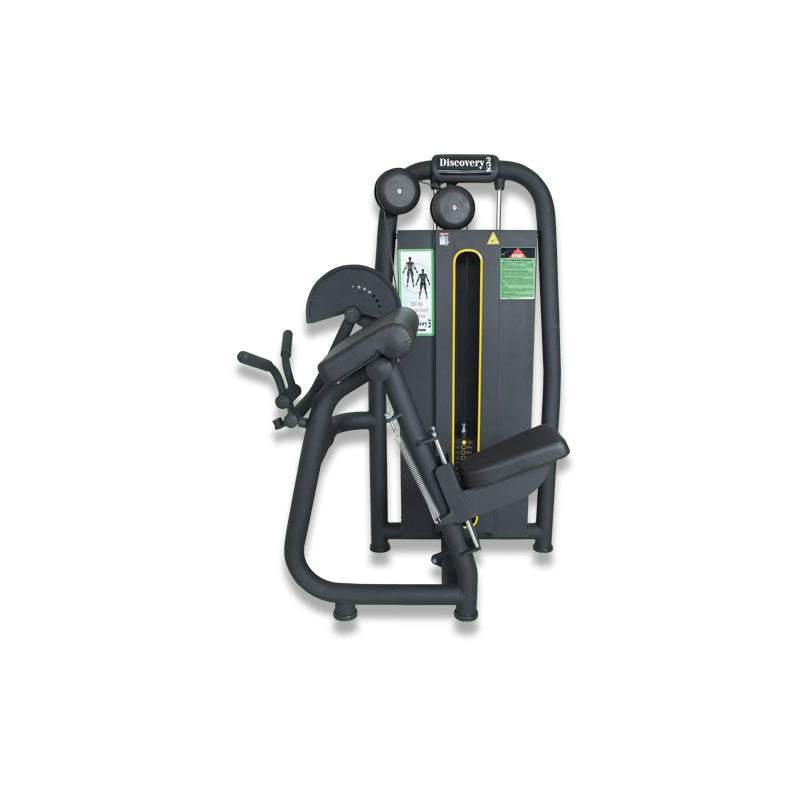 Discovery DC60 Biceps Curl Machine by ESCOOL, commercial gym equipment at Zack Fitness, manufacturer view 1