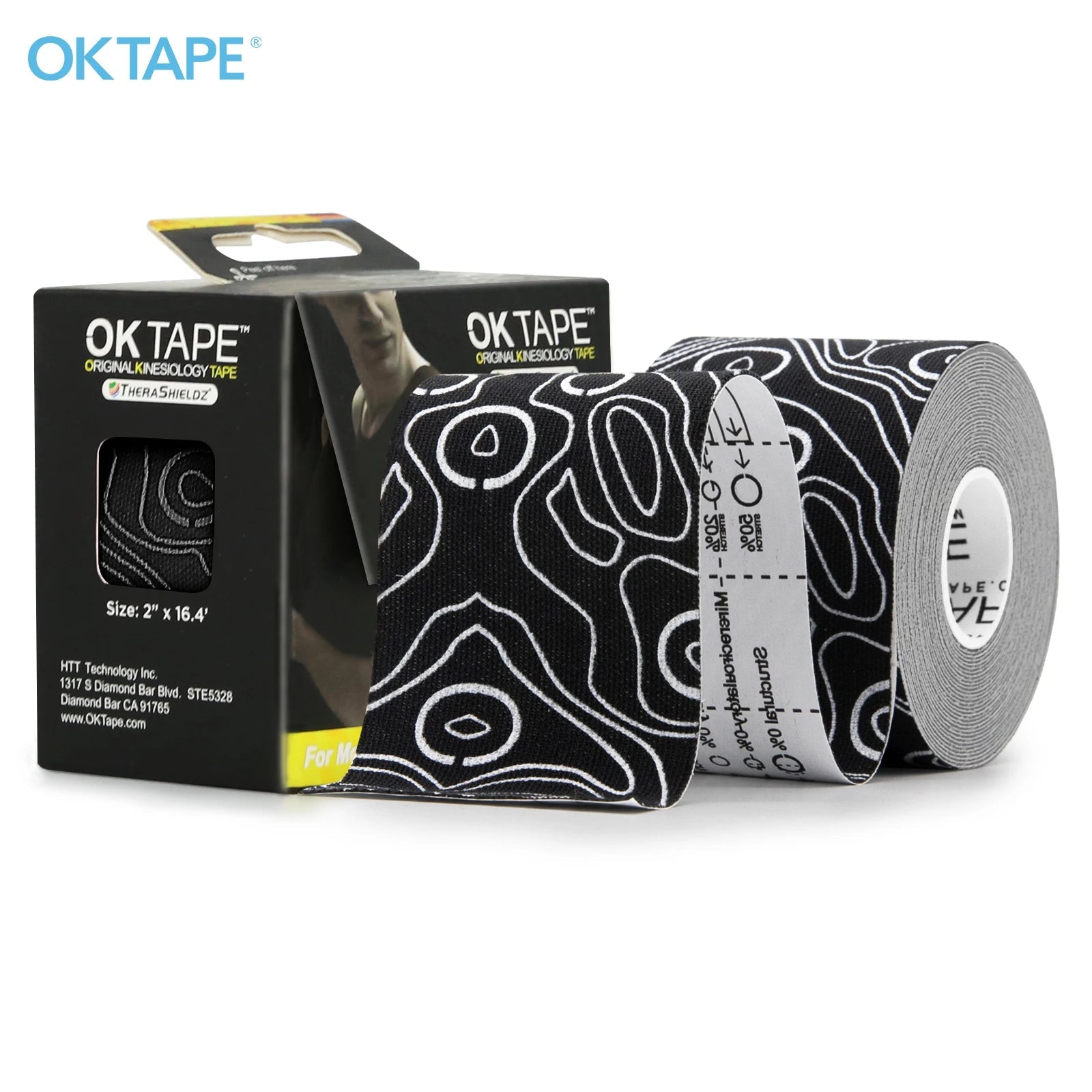 kinesiology tape roll 5cm x 5m elastic sports tape for muscle support