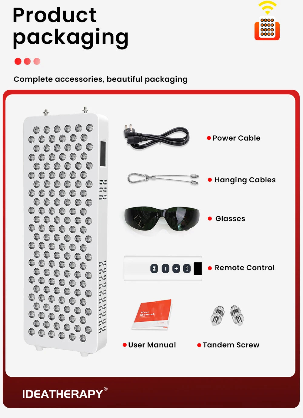 red light therapy system for biohacking longevity and cellular support full spectrum