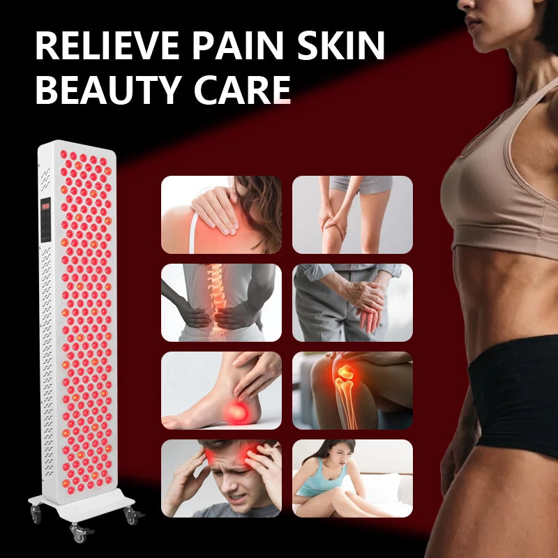 multi spectrum light therapy panel for full body exposure muscle support and recovery routines