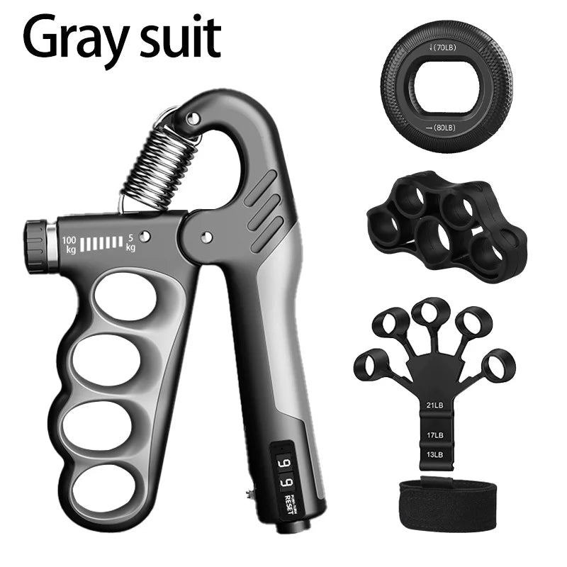 Hand Grip Strengthener Adjustable 5–150kg | Wrist & Forearm Exerciser for Strength Training, Rehab & Muscle Recovery - Zack Fitness