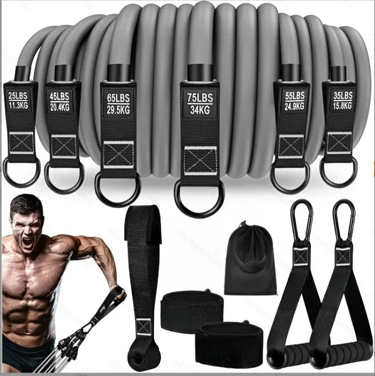 300lbs Heavy Resistance Bands Set – Full-Body Adjustable Fitness System for Strength, Rehab & Mobility - Zack Fitness