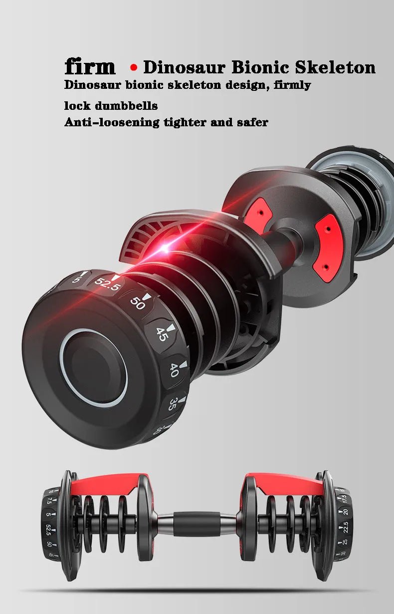 40kg Adjustable Dumbbell – Fast-Lock, Smart Weight for Home Strength Training (90lbs Adjustable Gym Equipment) - Zack Fitness