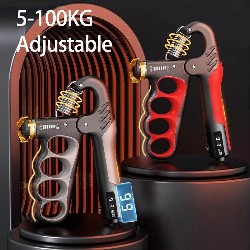 Hand Grip Strengthener Adjustable 5–150kg | Wrist & Forearm Exerciser for Strength Training, Rehab & Muscle Recovery - Zack Fitness