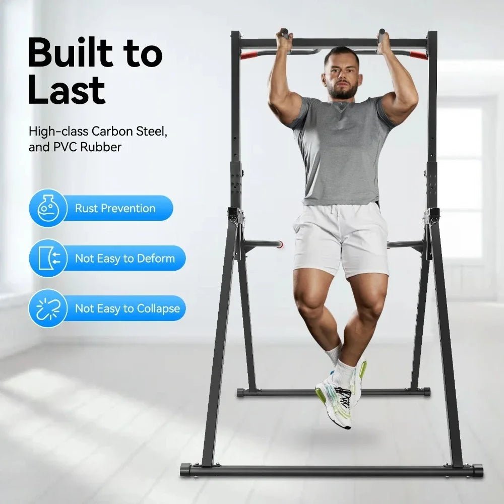 heavy duty freestanding pull up station steel frame