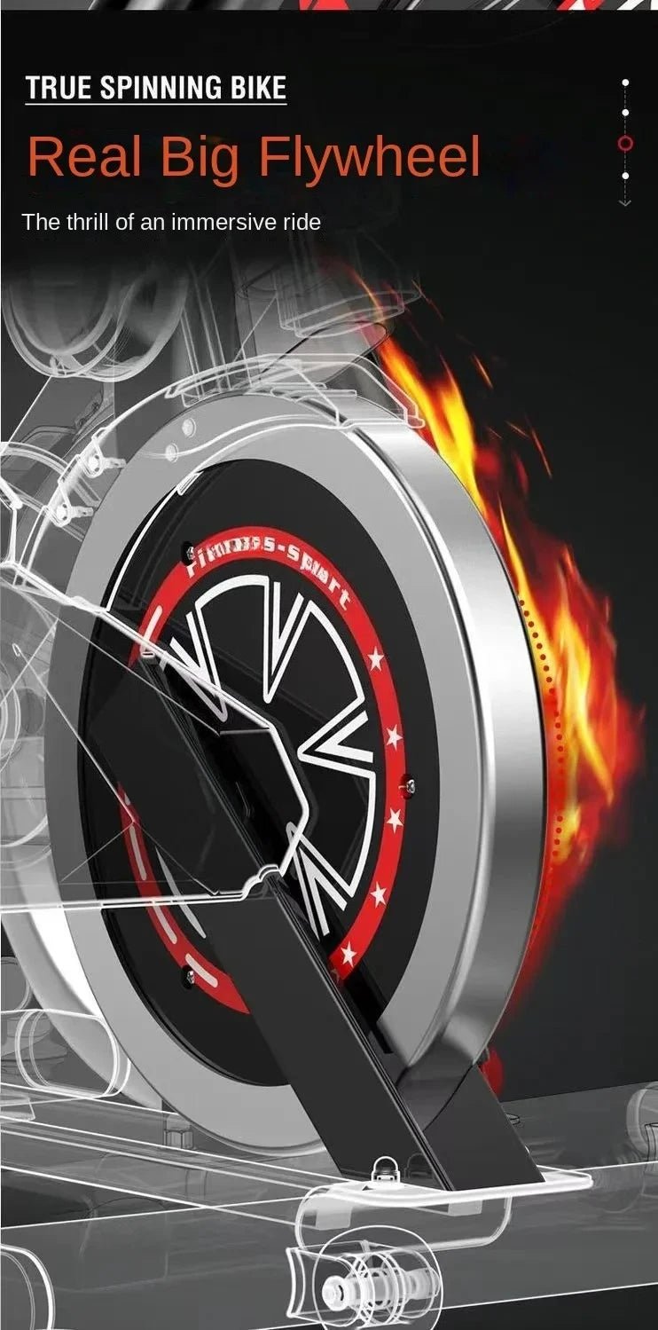 belt driven indoor exercise bike quiet operation