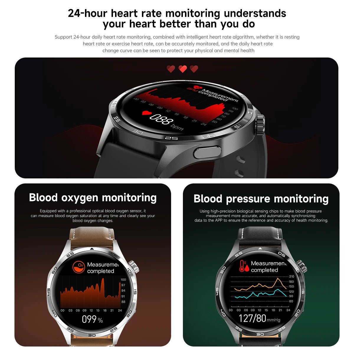 GT5 PRO Smart Watch – AMOLED Display, GPS, NFC & Heart Rate - Zack Fitness