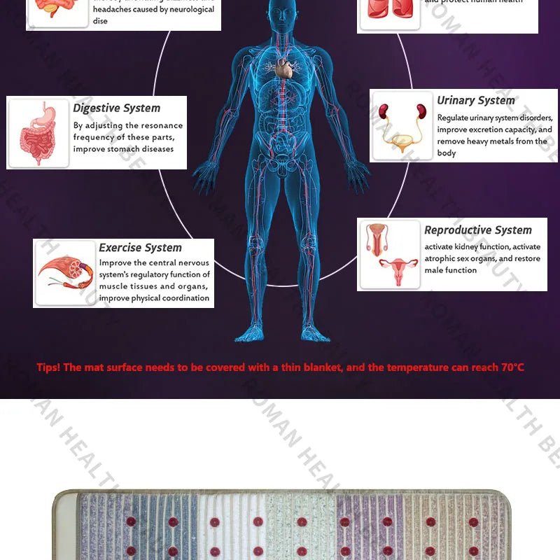 PEMF far infrared wellness mat used at home for calm, comfort, and recovery support