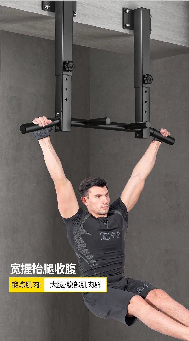 wall mounted pull up bar steel fixing bolts installation