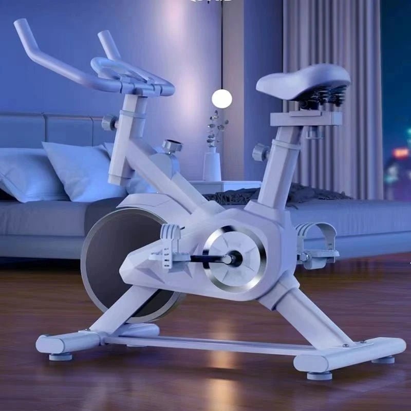 silent belt driven spin bike for apartment home use