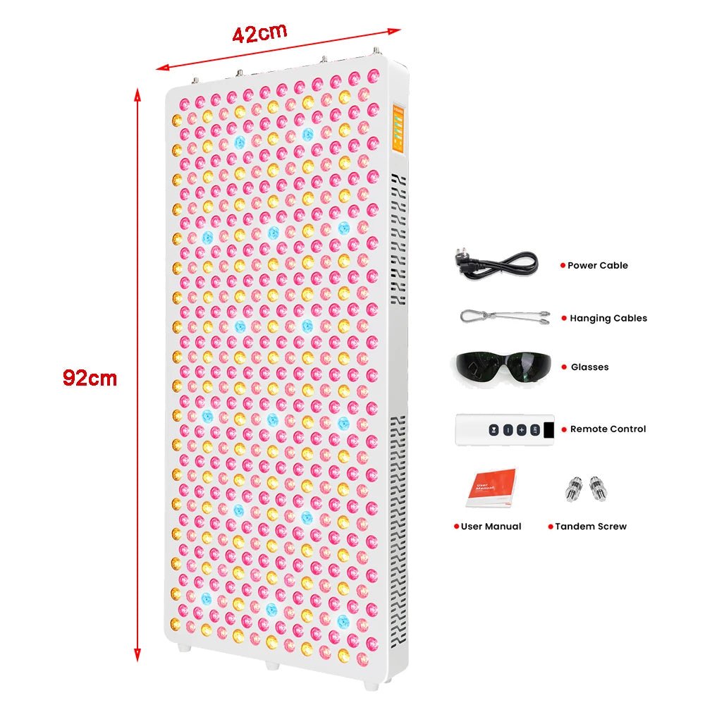 Professional red light therapy panel suitable for daily structured wellness and recovery sessions.