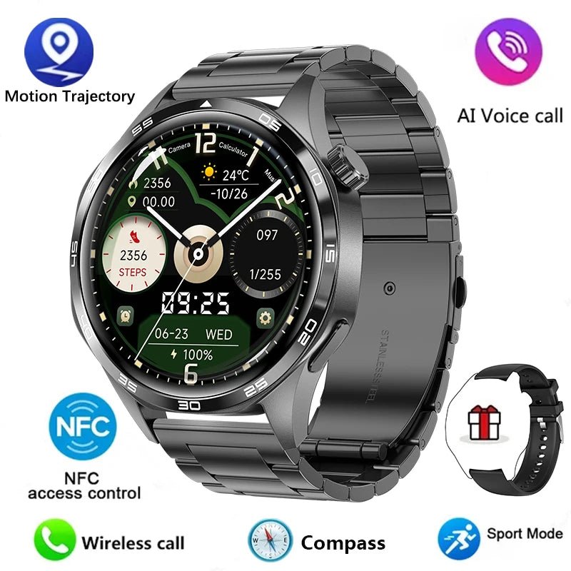 GT5 PRO Smart Watch – AMOLED Display, GPS, NFC & Heart Rate - Zack Fitness