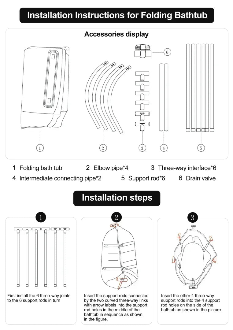 Foldable ice bath tub designed for portable cold plunge use