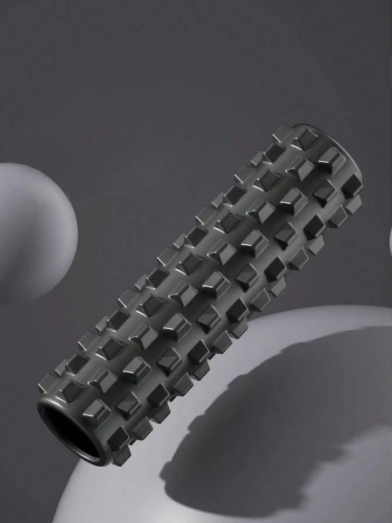 Foam roller used to release upper and lower back muscles and improve posture