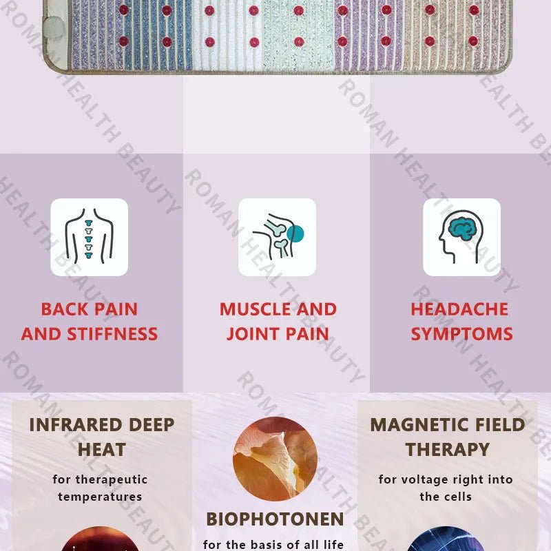 Full body wellness PEMF infrared mat designed for relaxation, balance, and daily recovery