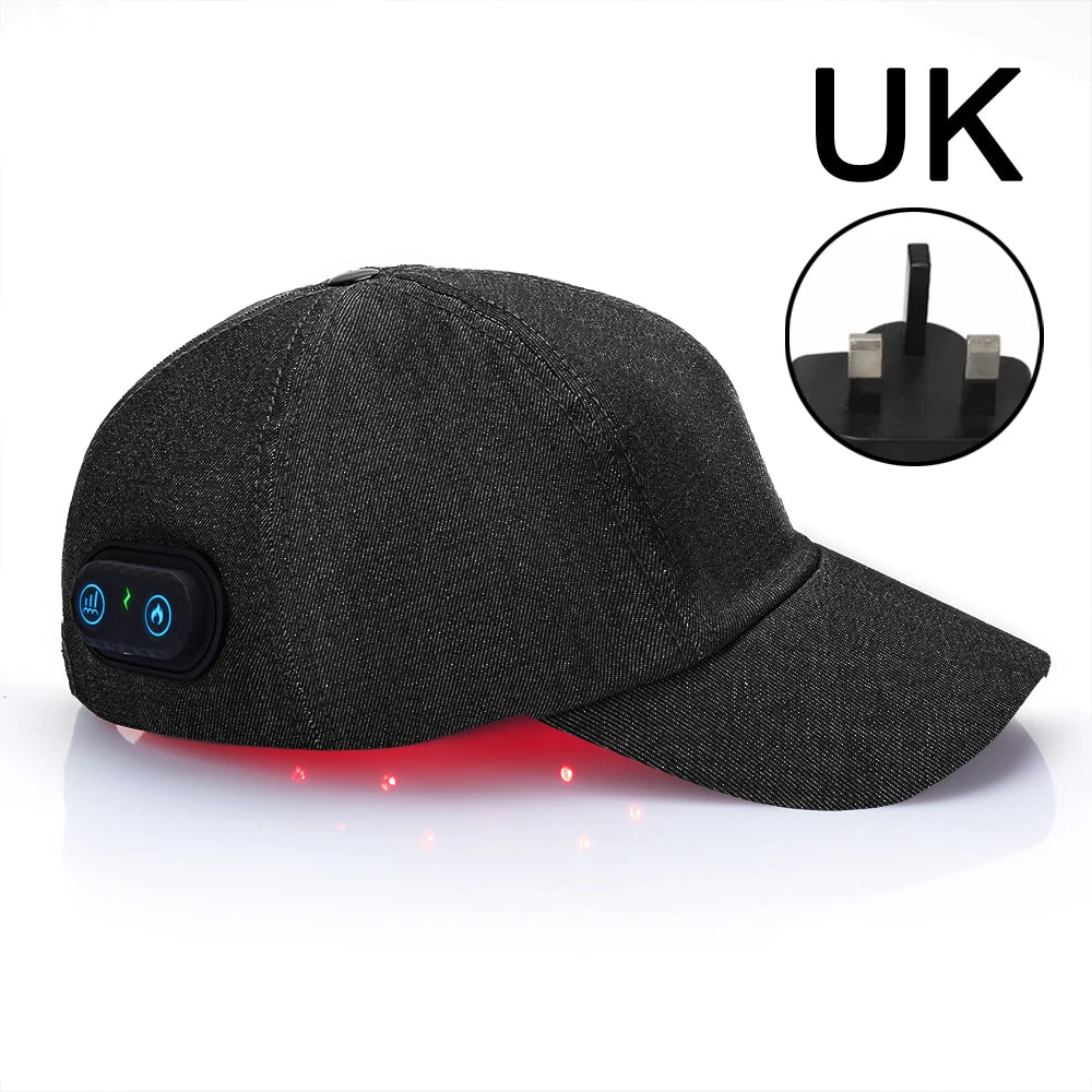 Red Light Therapy Cap 660nm & 850nm – Hair Regrowth & Anti-Hair Loss - Zack Fitness