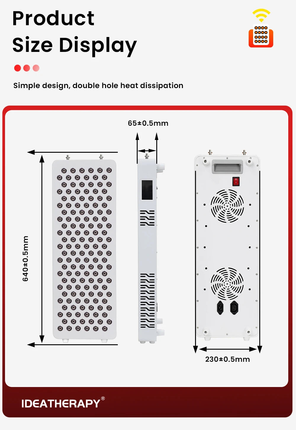 home use red light therapy panel high performance recovery equipment UK EU USA