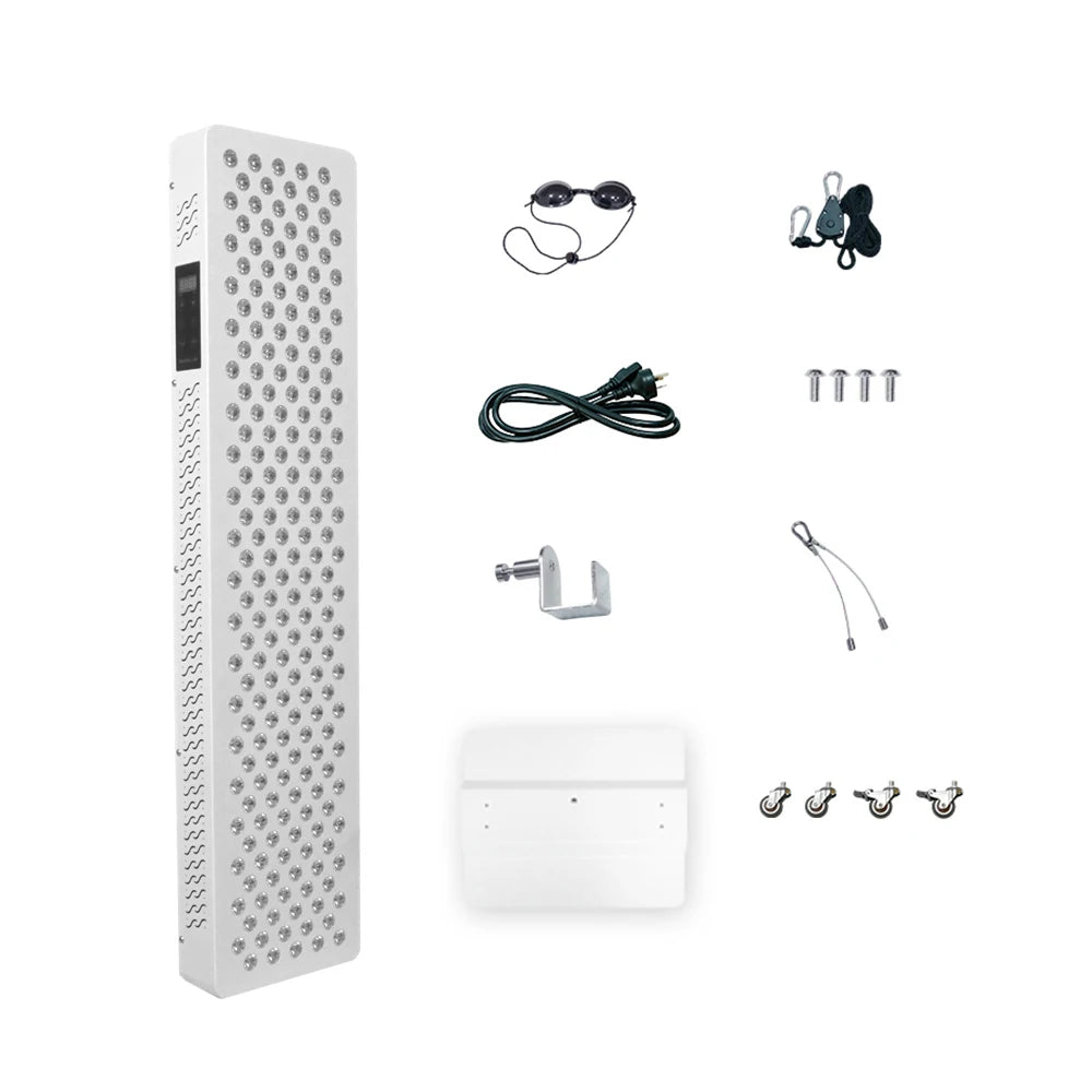 full body red light therapy panel standing LED device for muscle recovery and daily wellness routine