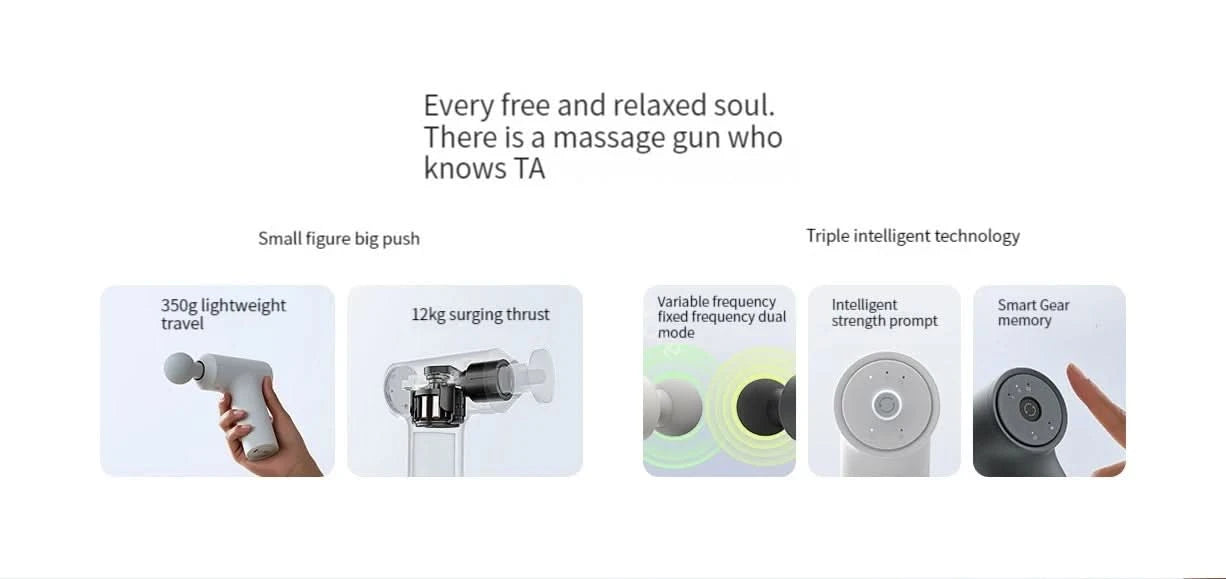 ZACK Fitness Mini Massage Gun - 3 Modes, 3 Heads, Portable & Quiet - Zack Fitness