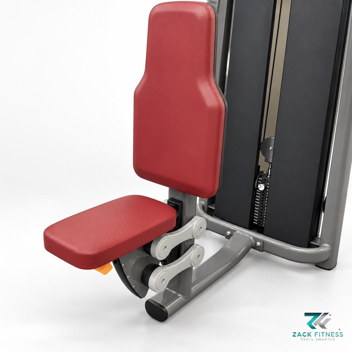 CBL-05 adjustable seat and back pad detail