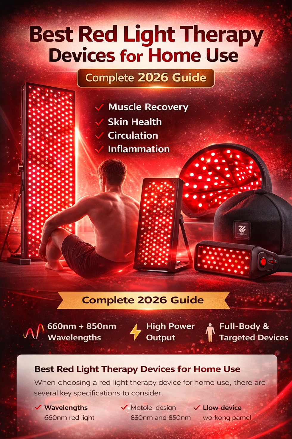 Red Using Device Feed Best Red Light Therapy Devices for Home Use (2026 Guide) – Zack Fitness