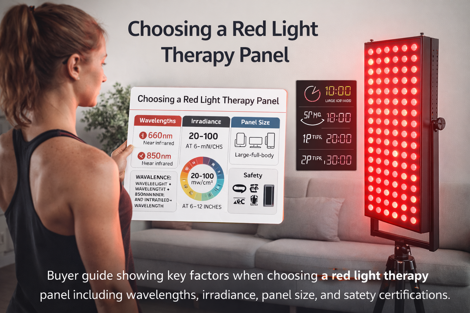 What Should You Look for When Buying a Red Light Therapy Panel?