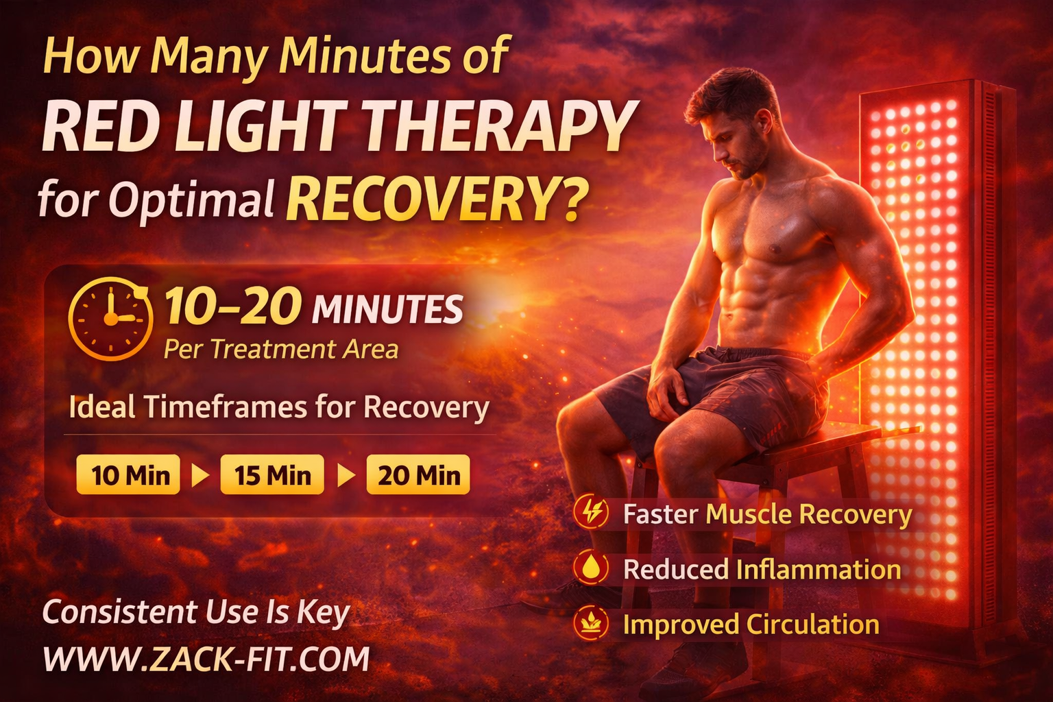 How Many Minutes of Red Light Therapy for Optimal Recovery?