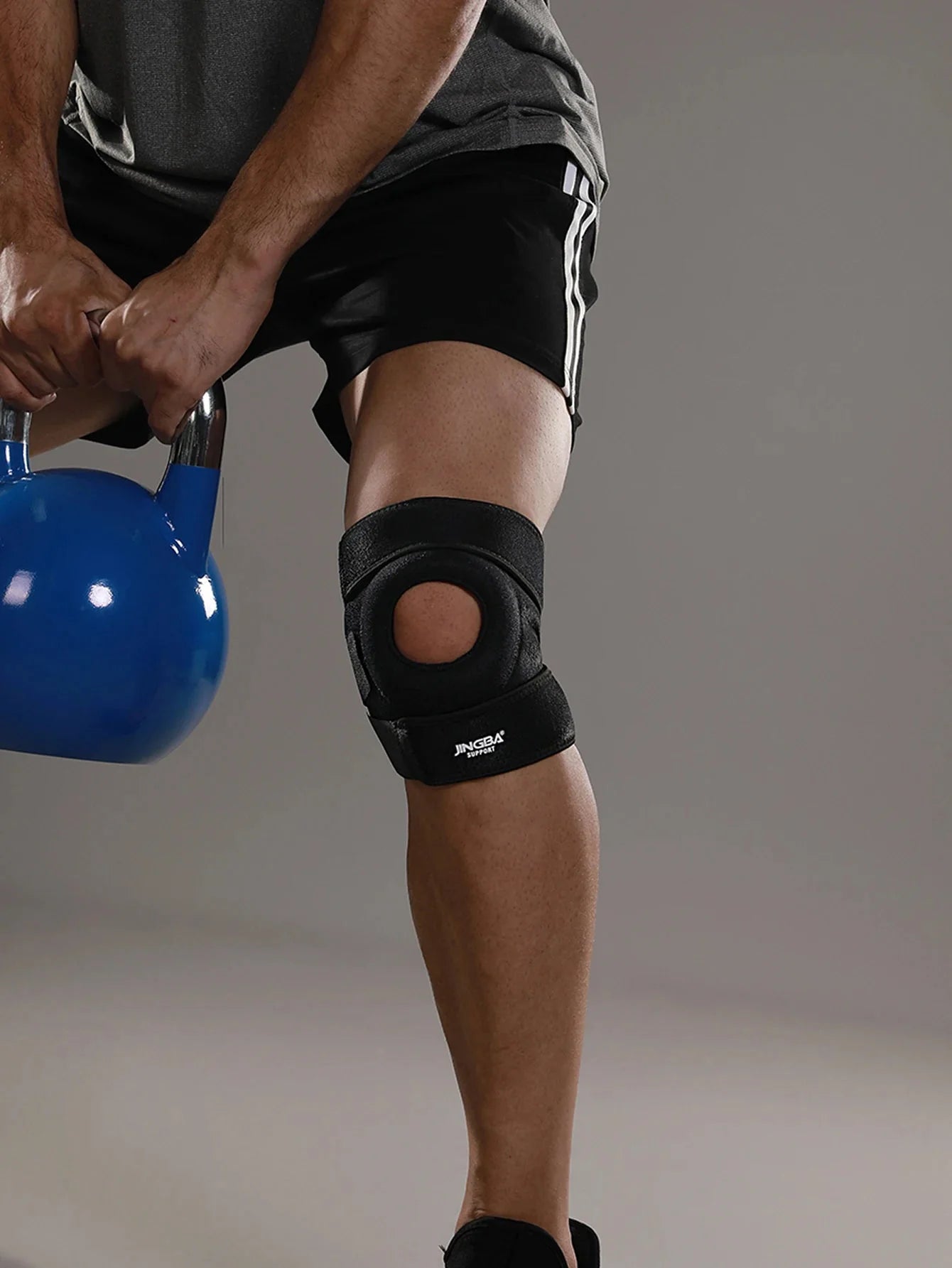 Adjustable Knee Brace Compression Support for Gym & Running – Knee Brace vs Red Light Therapy Knee Pad | Zack Fitness