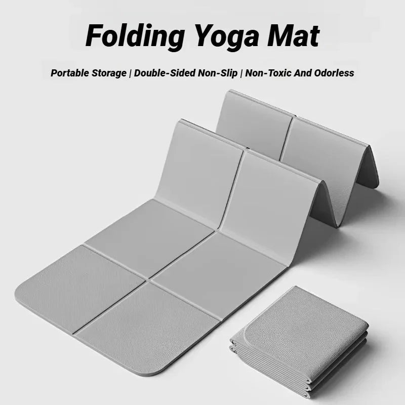 Foldable Eco-Friendly TPE Yoga Mat – Non-Slip, Travel-Friendly for Pilates & Floor Workouts – Foldable Yoga Mat vs Alignment Mat: Which Is Better? | Zack Fitness