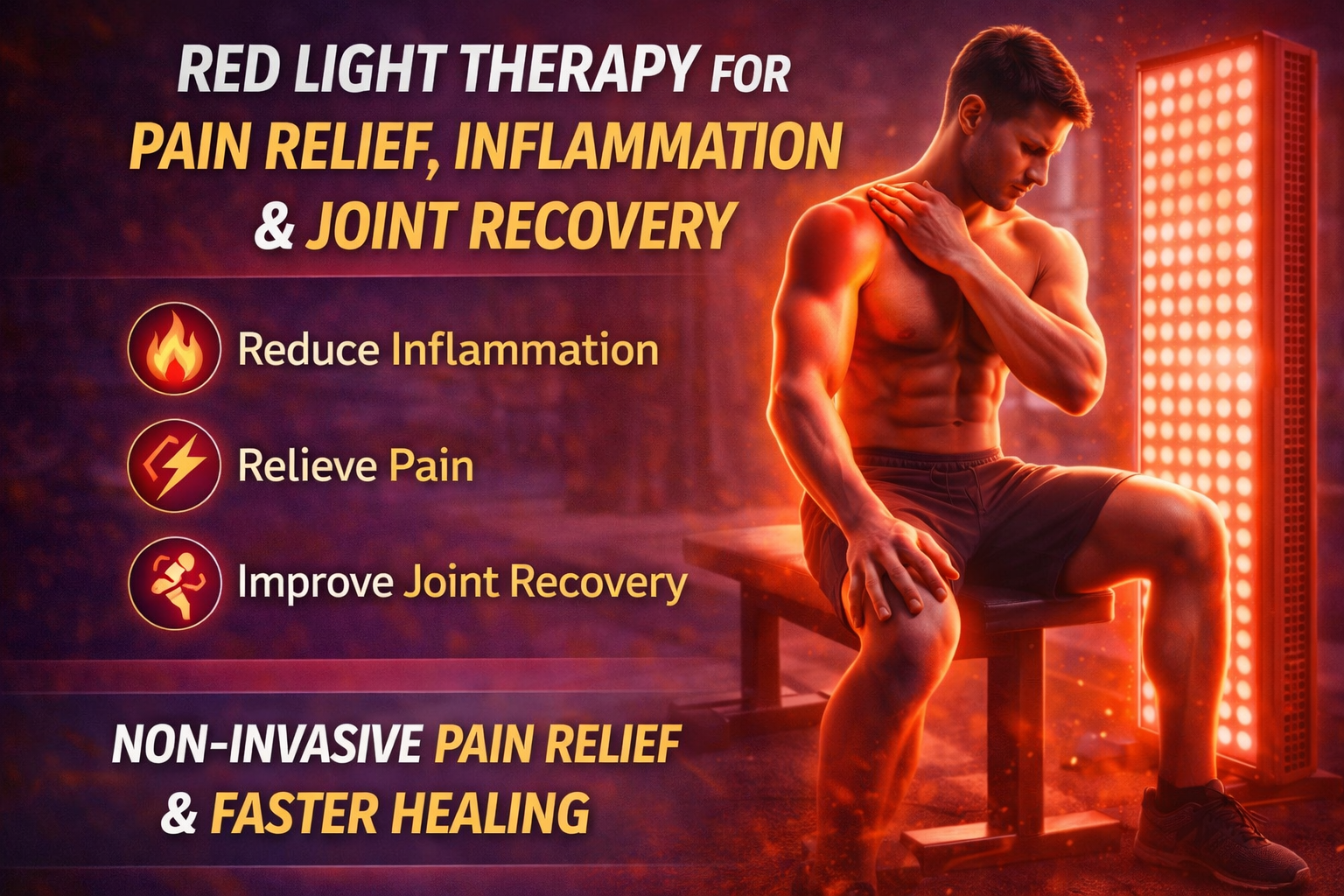 Red Light Therapy for Pain Relief, Inflammation & Joint Recovery