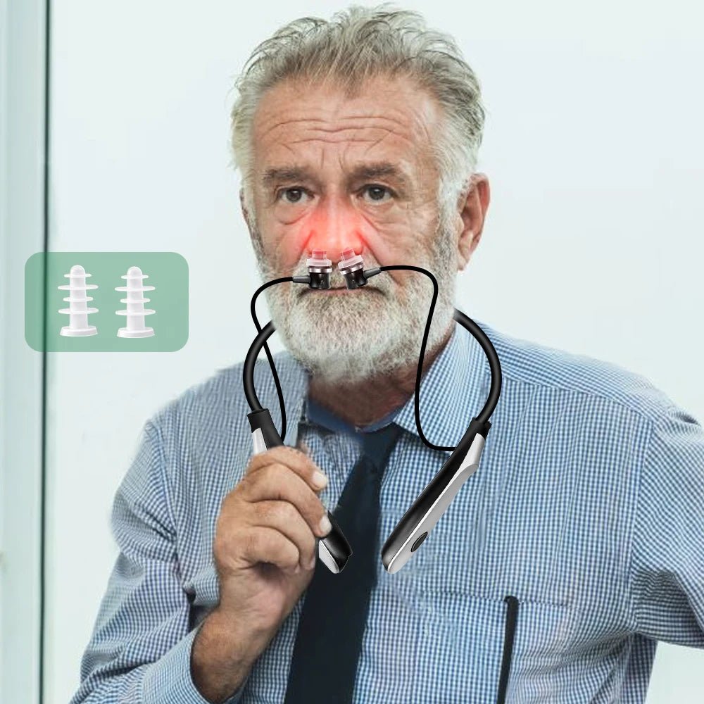 Ear wellness laser device emitting 650nm low-level red light