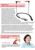 Red light wellness device for ear support using 650nm wavelength
